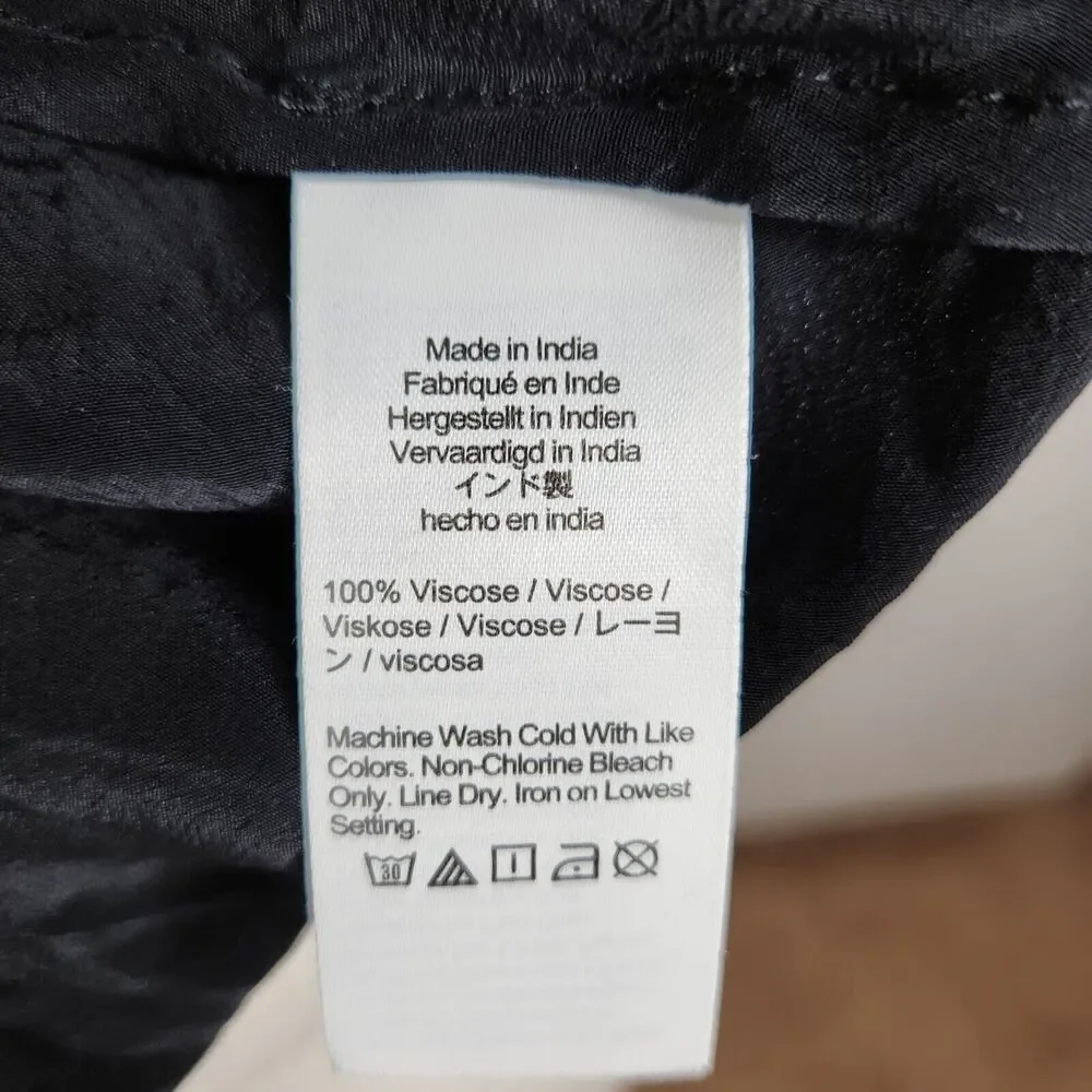 J. Crew‎ Womens Size 6 Camisole Black Viscose Adjustable Strap Layering